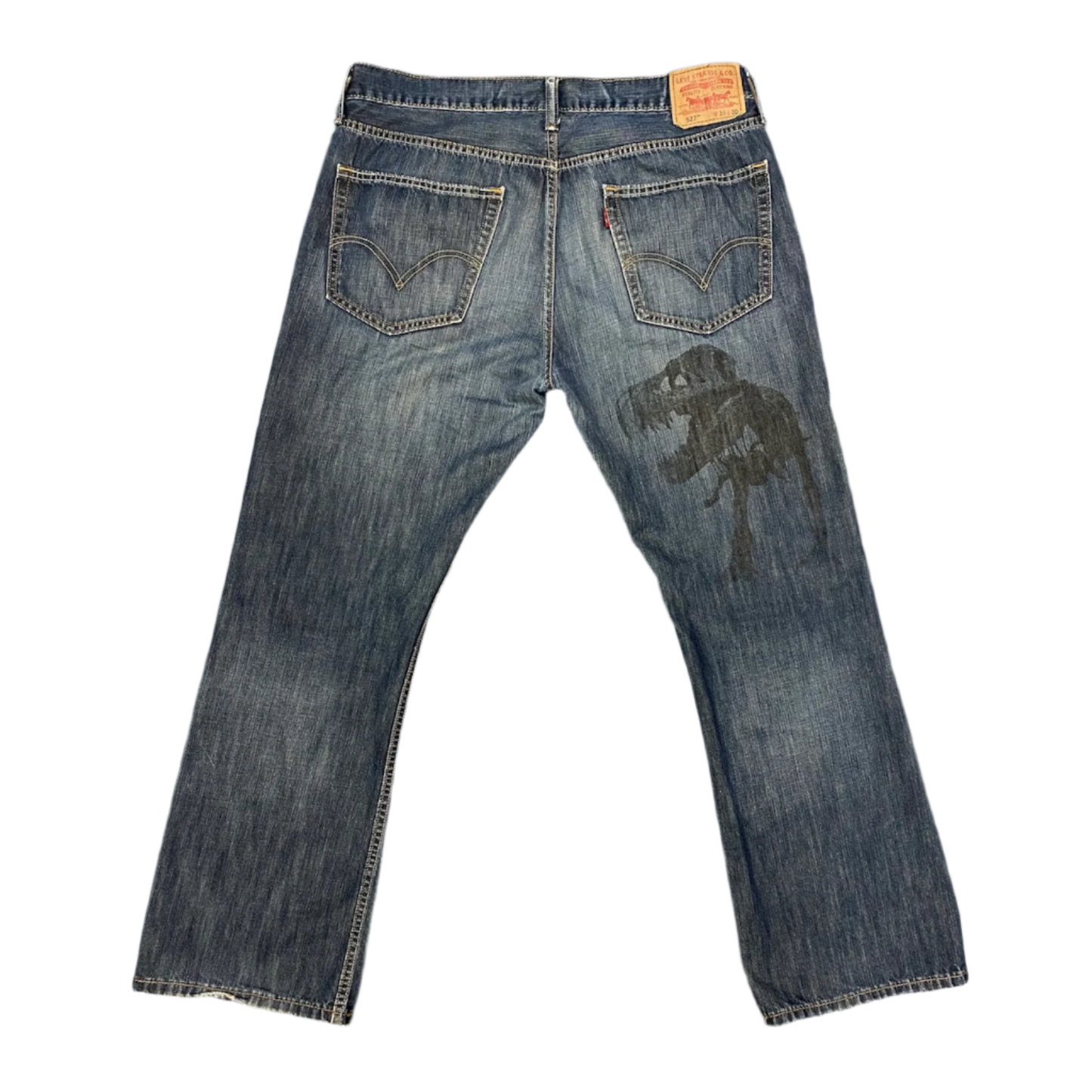 dino printed jeans