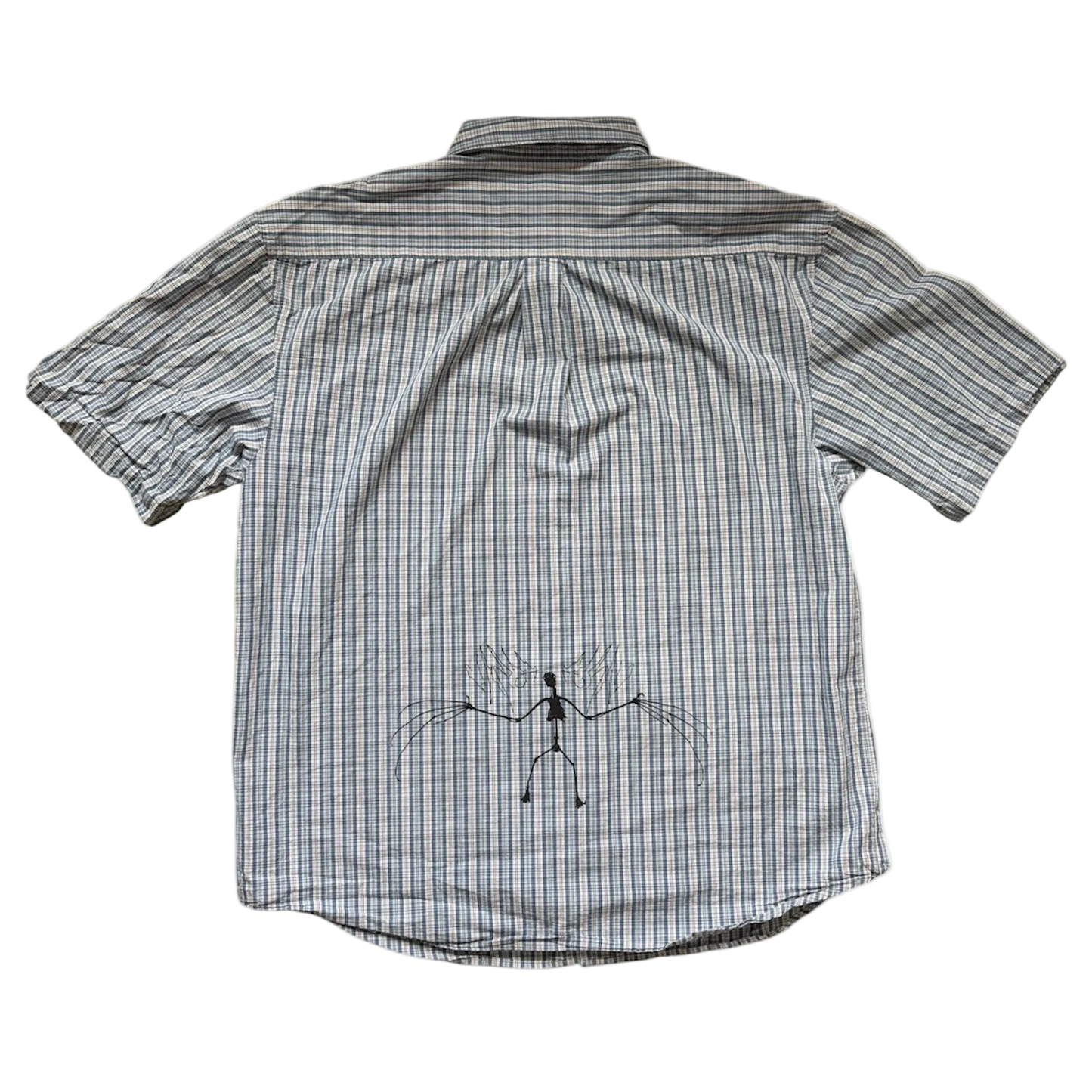 skeleton button up