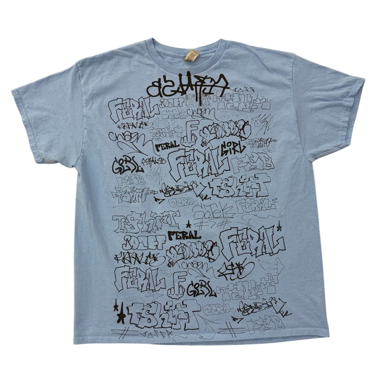 tagged all-over tee