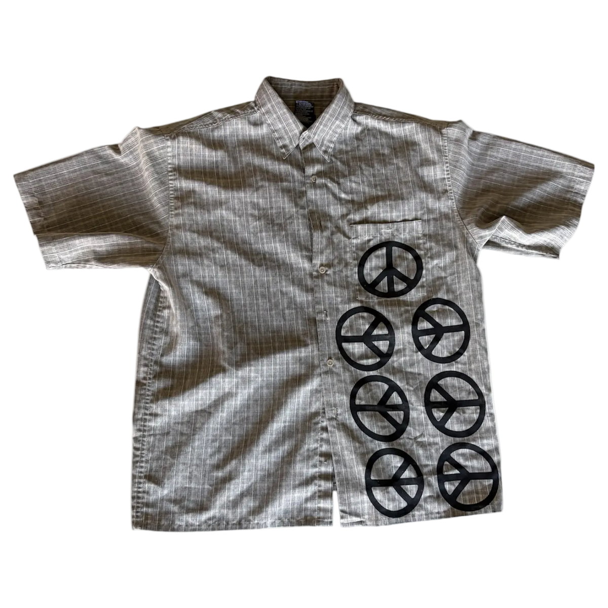 printed button up