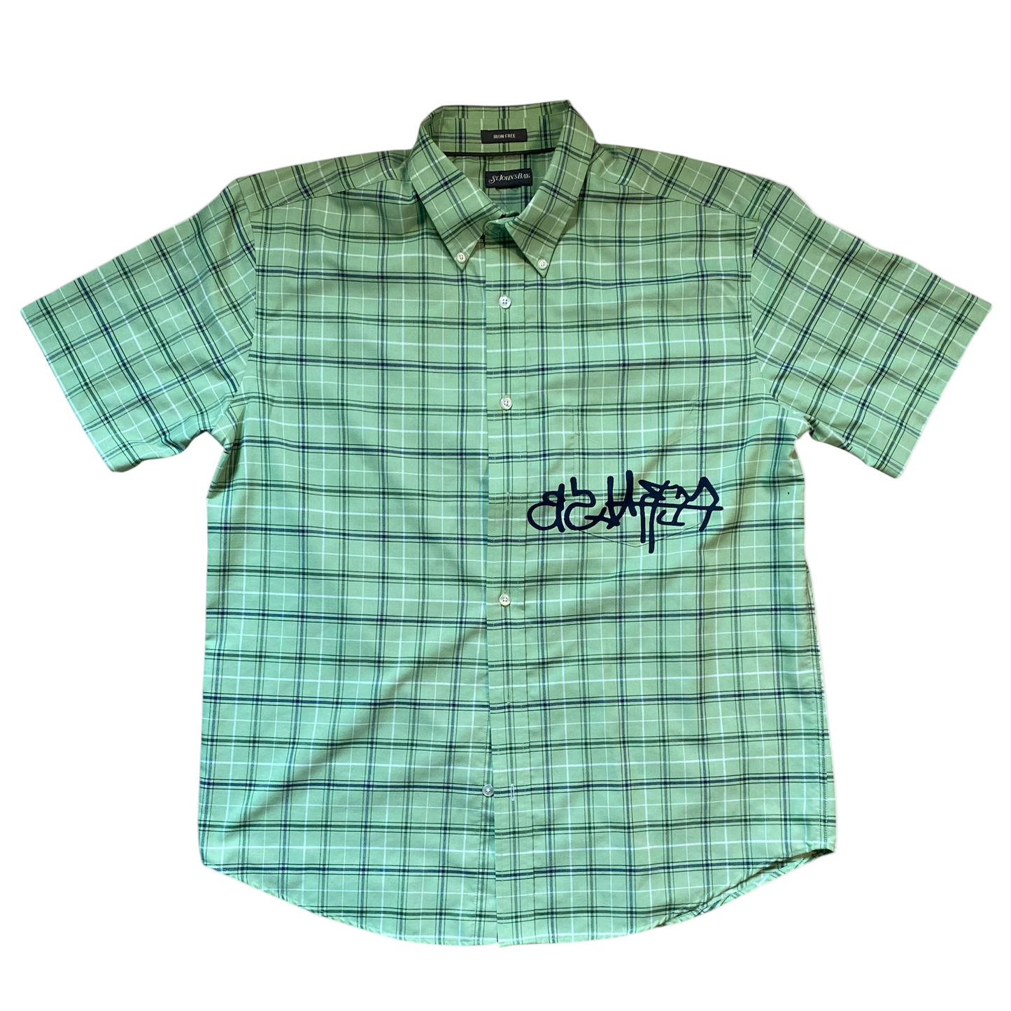 printed button up