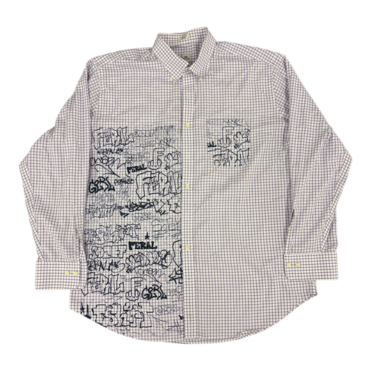 graffiti button up