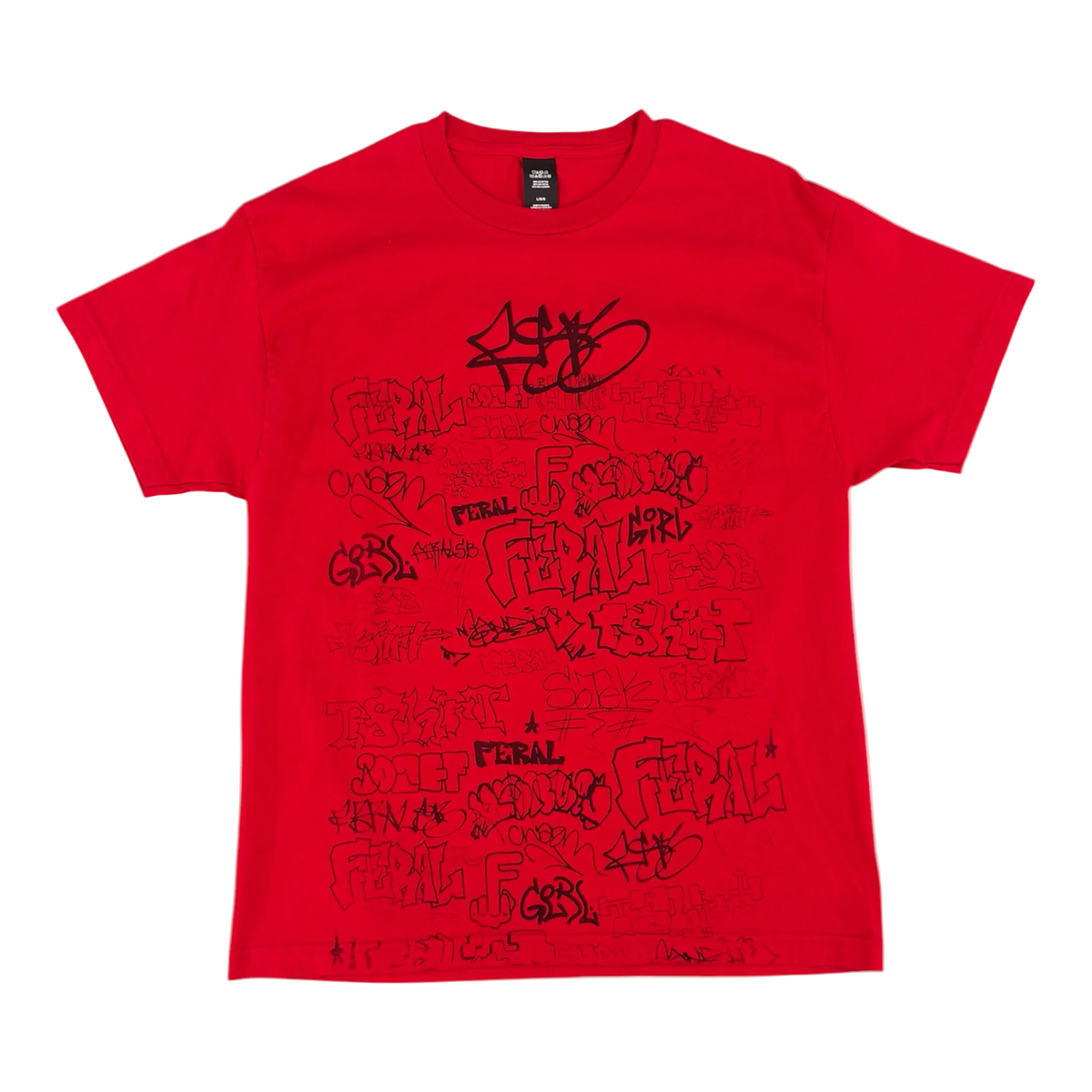 tagged over tee