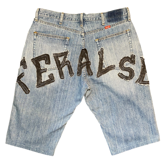 tag wrapped jorts