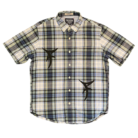 printed skate button up