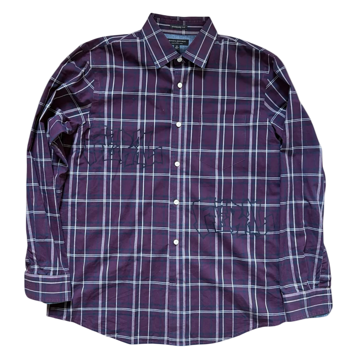 graffiti button up