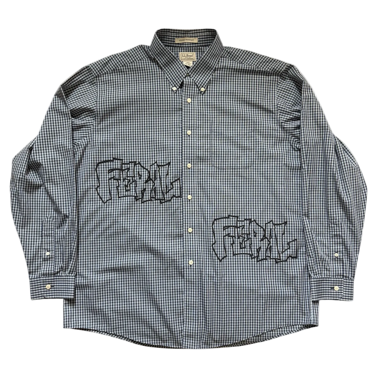 graffiti button up