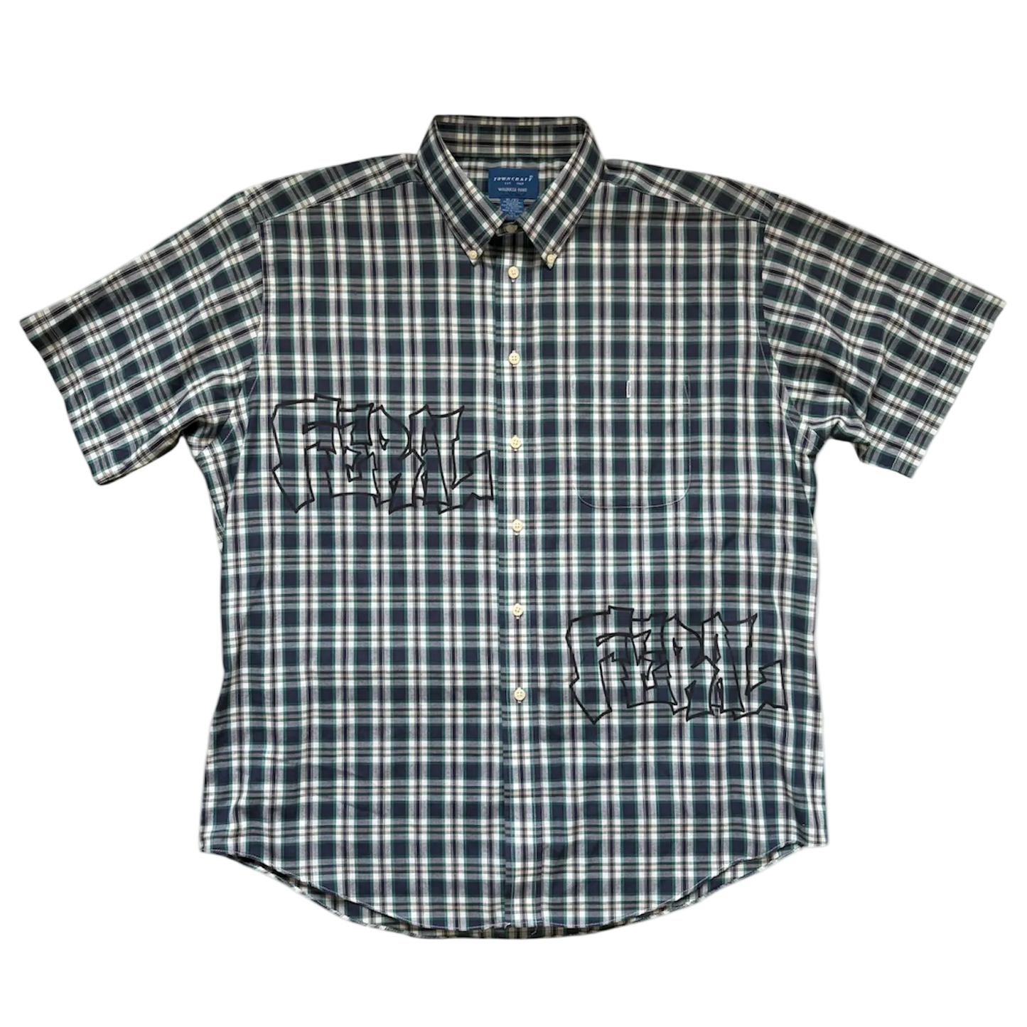 graffiti button up