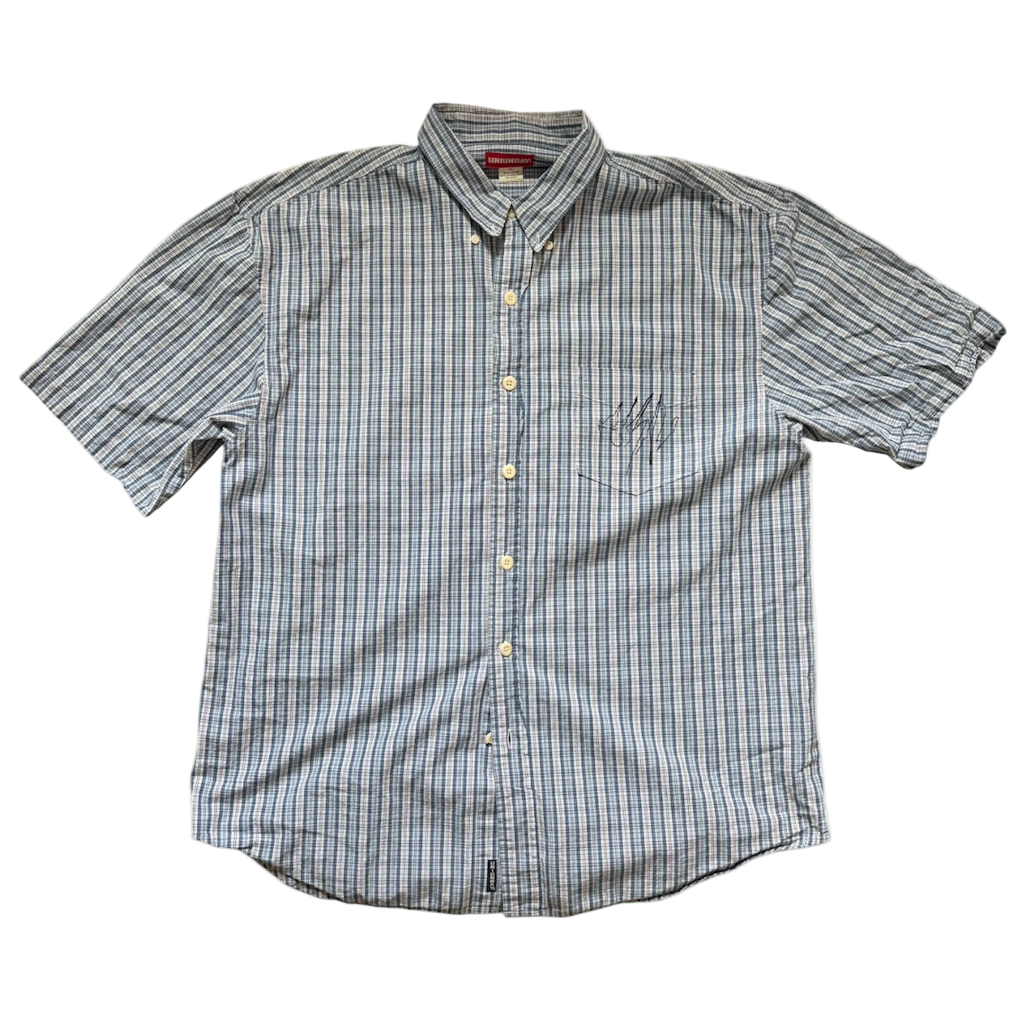 skeleton button up