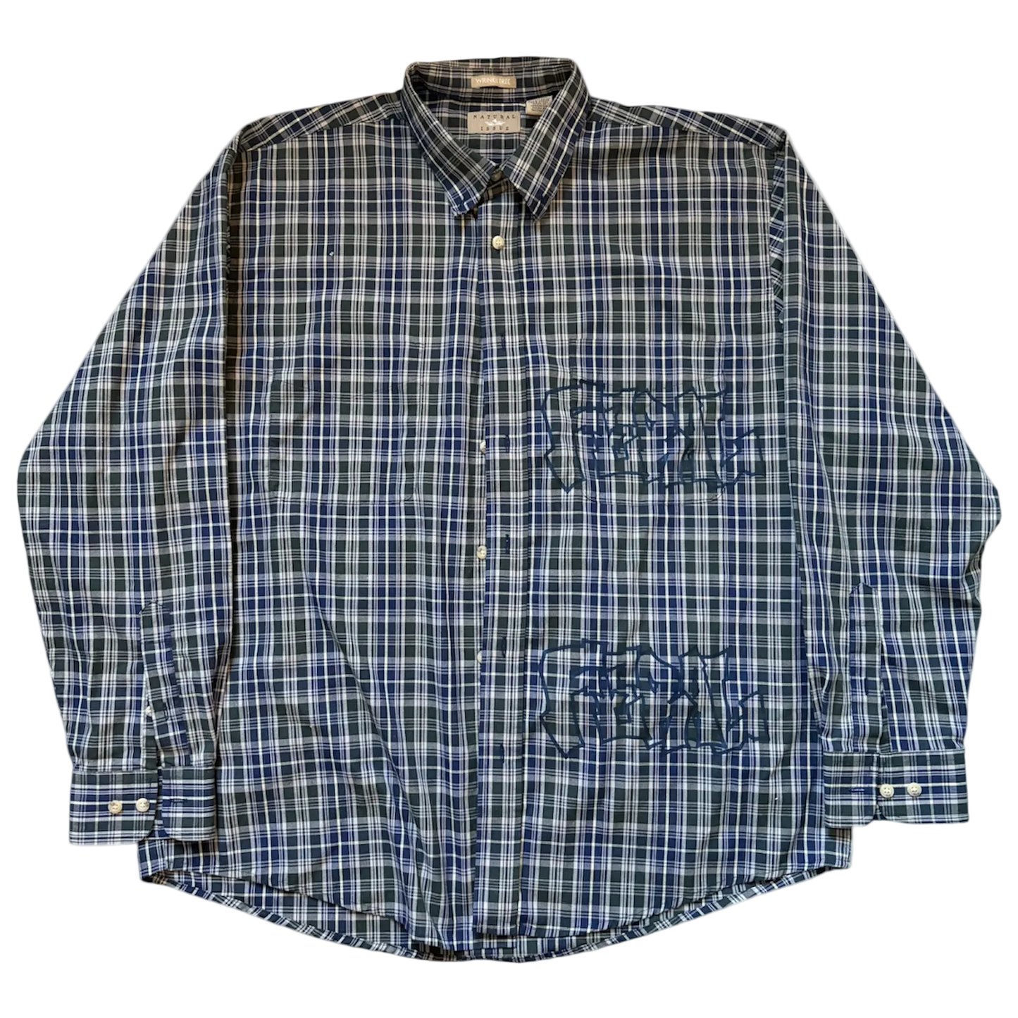 graffiti button up