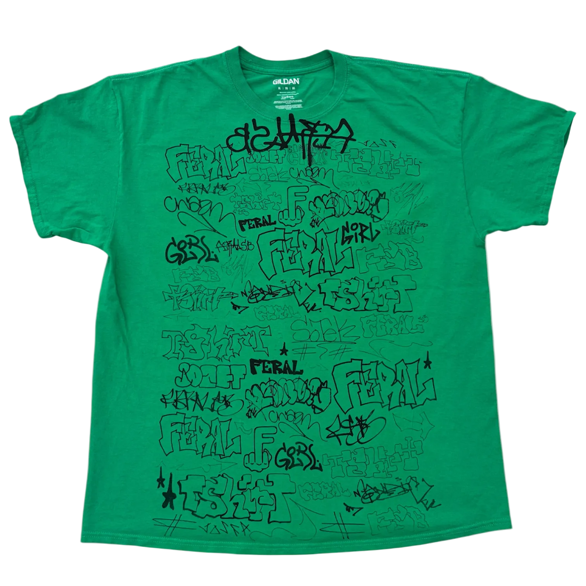tagged all-over tee
