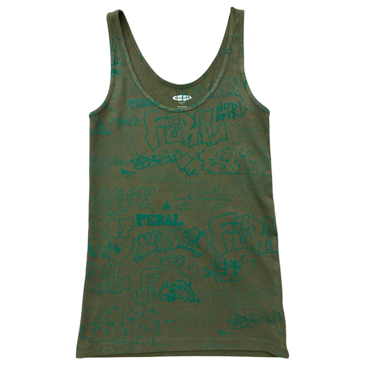 ladies graffiti tank