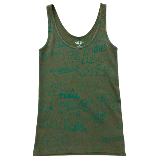 ladies graffiti tank